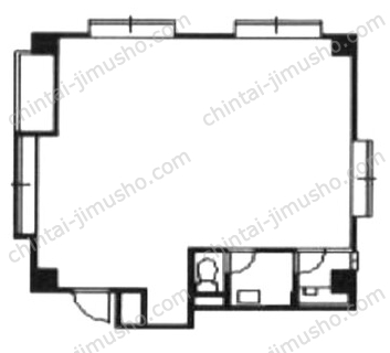 三貴ビル9Fの間取図