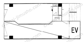 鈴常ビル1階の間取図
