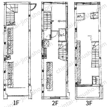 自由が丘2丁目店舗一棟の間取図