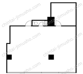 新中野サニーハイツ1階の間取図