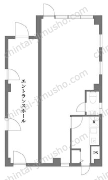 ブランシュネージュ1階の間取図