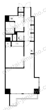 マンション広尾台5階の間取図