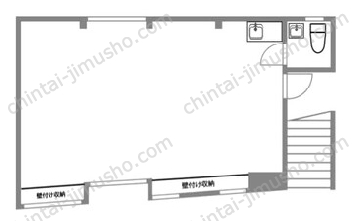 小澤ビル1階の間取図