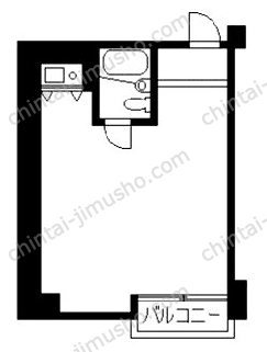 ピュアハイツ台町4階の間取図