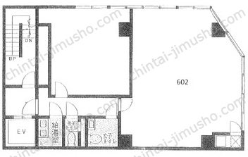 ラパンビルディングⅡ6階の間取図