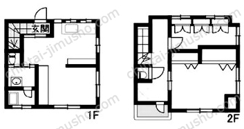 南麻布3丁目戸建一棟の間取図