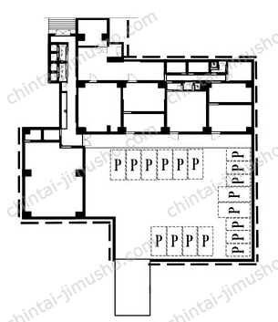 小鳩マンション1階の間取図