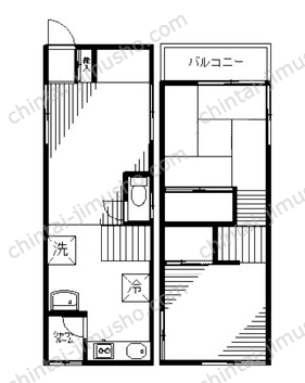 松が丘2丁目戸建て一棟の間取図