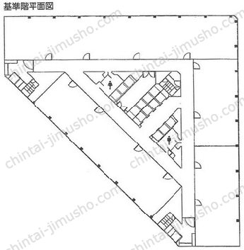 新宿第一生命ビル25階の間取図