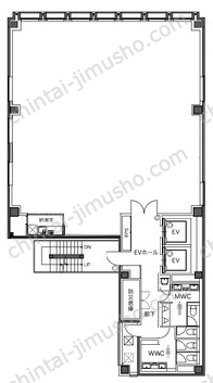 S-GATE AKIHABARA2階の間取図