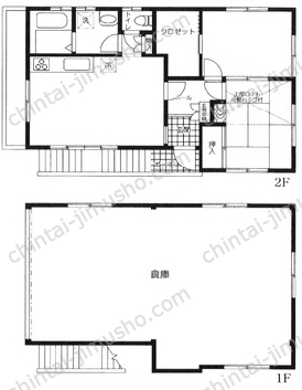 （仮称）南花畑2丁目貸店舗事務所一棟の間取図