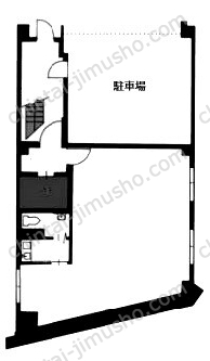 中海協会館ビル1階の間取図