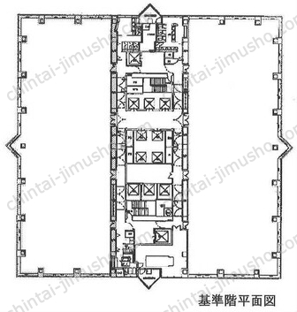 西新宿三井ビルディングの間取図