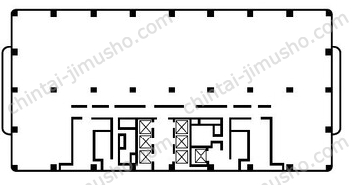 パレール三井ビルディング2階の間取図