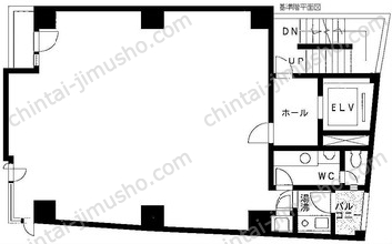 西新宿小出ビル8階の間取図