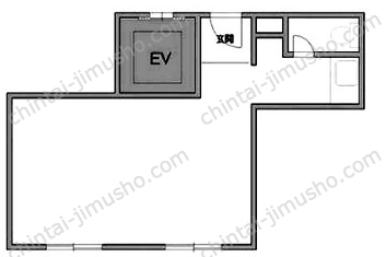 新宿Qフラットビルの間取図