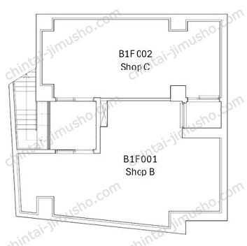 エスセナーリオ中野坂上B1階の間取図