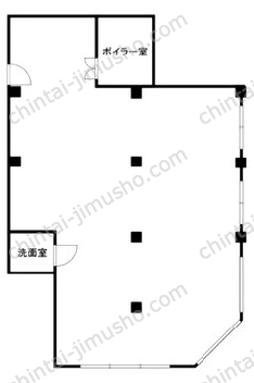 第一スゴービル1階の間取図