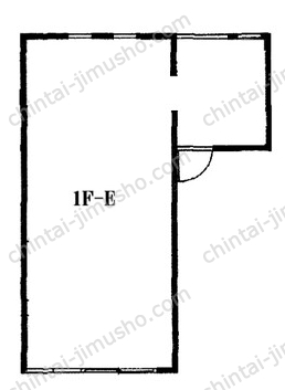 上野町ビル1階の間取図