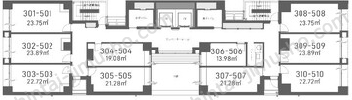 H1O日本橋小舟町の間取図