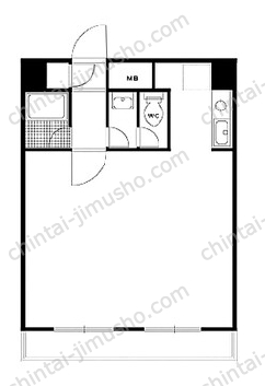 マルベリーコート2階の間取図
