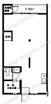 目黒ビランカ1階の間取図