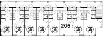 T2Pα2階の間取図