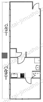 ベルメゾン池袋7階の間取図