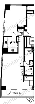 グレース文京2階の間取図
