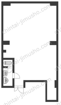 クレスト国立B1階の間取図