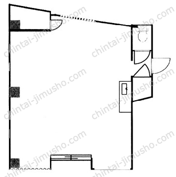 タカトウマンション1階の間取図