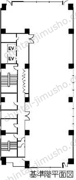 関内董友ビル1階の間取図