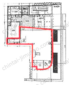 東洋美術印刷本社ビル1階の間取図