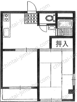 三愛千石ビル1階の間取図