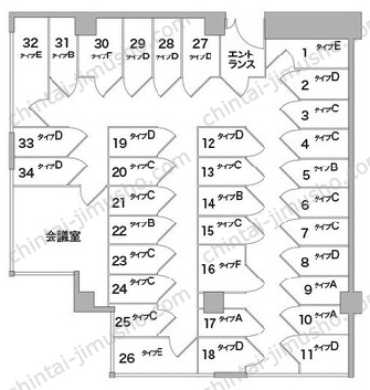 八重洲KHビル／日本橋ライズオフィス2ndの間取図