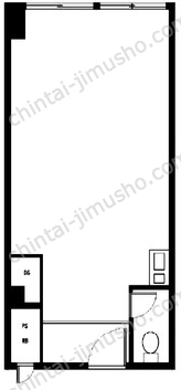 たつむら青山マンション4階の間取図