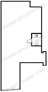 伊藤プレーナー倉庫1階の間取図