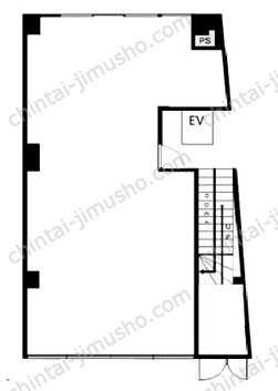 塚本ビル1階の間取図