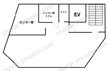 第二飯島ビル2階の間取図