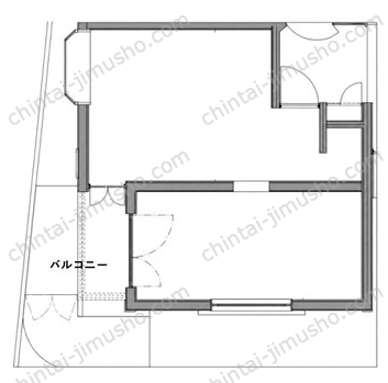 Q-ROOMS.1階の間取図