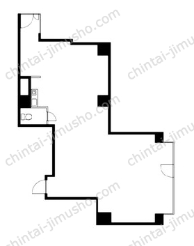 江古田ホワイトハイツ1階の間取図
