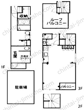 セントレイ茗荷谷一括の間取図