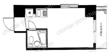 中銀ベル築地マンシオン／オフィスコオフィス築地の間取図