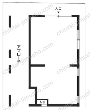 三軒茶屋Hillz1階の間取図