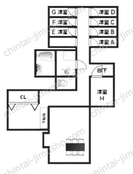 アンビエンス高円寺の間取図
