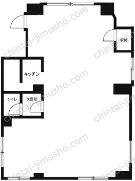 小林ビル1階の間取図