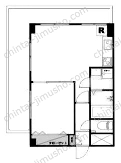 月村マンションNo.33の間取図