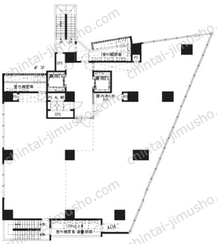 （仮称）VITA SQUARE3階の間取図
