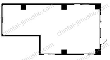 大森SUビル1階の間取図