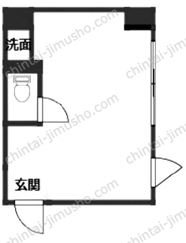 眞姫ビル2階の間取図